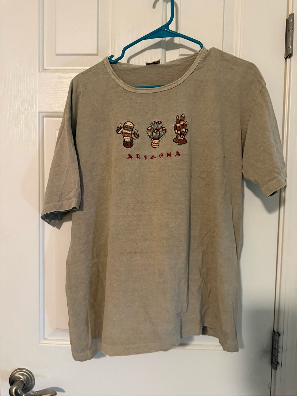 Kids Beige Arizona Cactus Graphic Tee